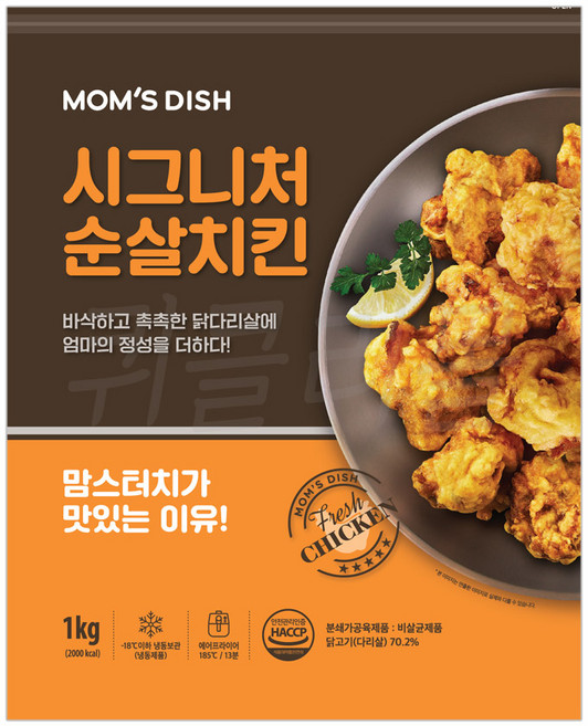맘스터치 순살치킨 가라아게 치킨텐더 1kg, 1개