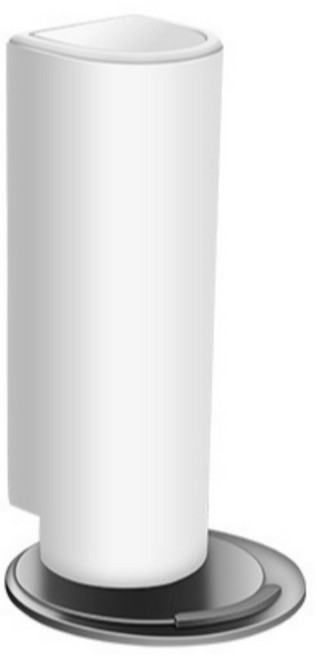 일상채움 무타공 무소음 실내 사무실 방문 자석 도어 스토퍼, 화이트, 1개