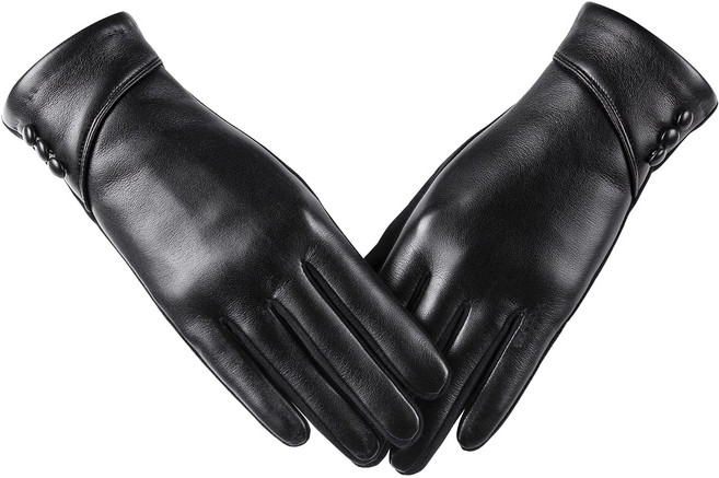 alppas 여성 가죽장갑 겨울 장갑 스마트폰 터치 가능