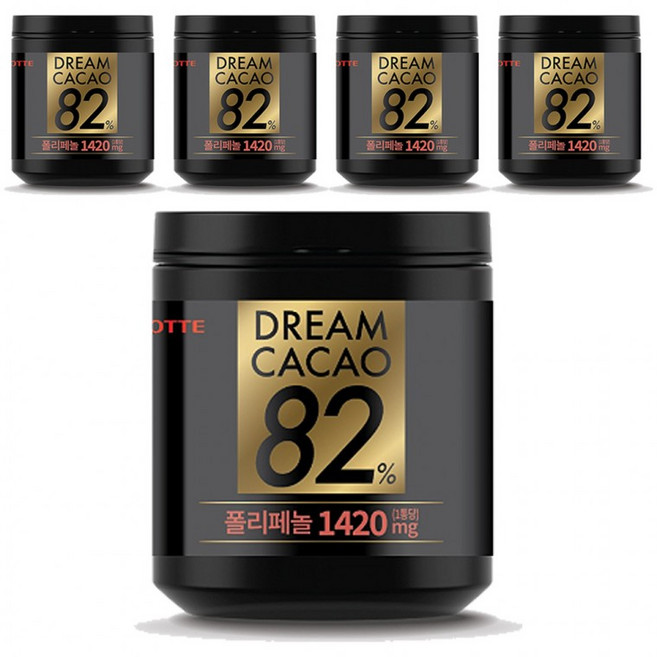 롯데 드림카카오 82% 86g x 5개, 1g, 1개