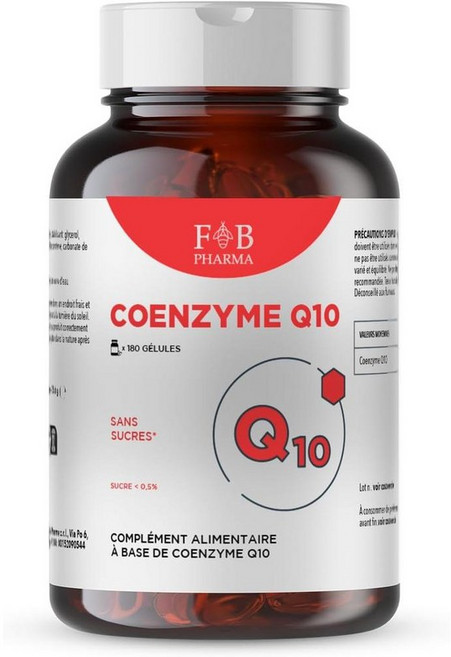 프랑스 FB파마 FB Pharma COENZYME Q10 코엔자임 큐텐 소프트 젤 120mg, 4개, 180정