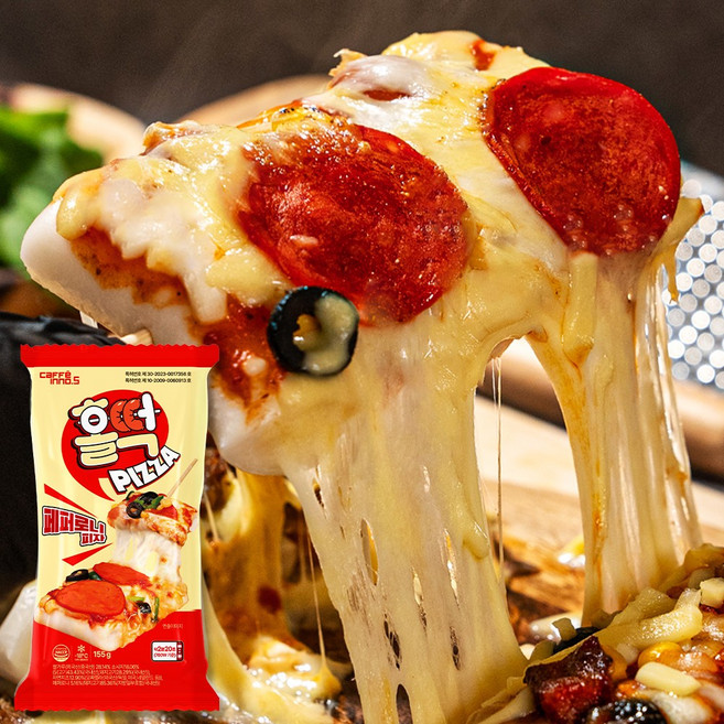 [홀떡피자] 소떡위에 피자 페퍼로니피자, 6개, 155g