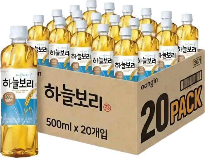 웅진 하늘보리, 500ml, 20개
