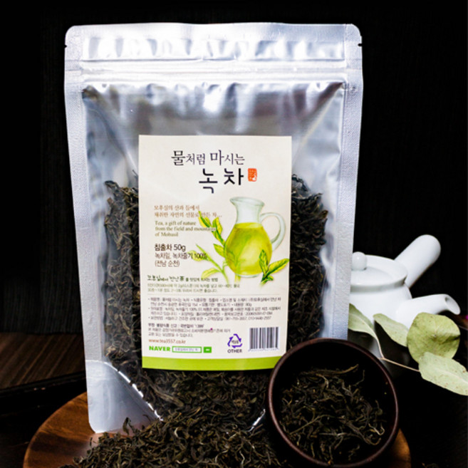 모후실에서 만난 물처럼 마시는 녹차 국내산, 1개, 1개입, 50g