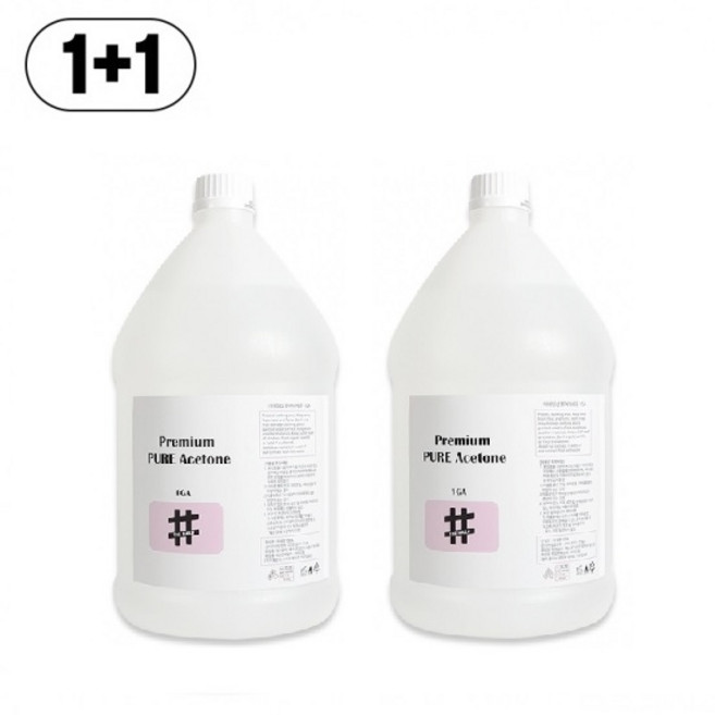 더네일샵 퓨어 아세톤 갤런 쏙오프 젤네일제거, 2개, 4L