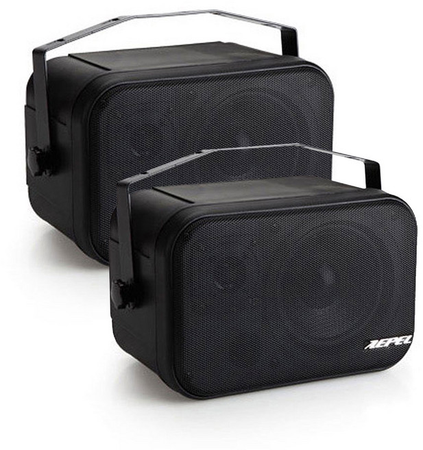 에펠 FA-502NWP 방수형스피커 블랙 색상 2대 1조 100W / 5인치 매장외부 스피커