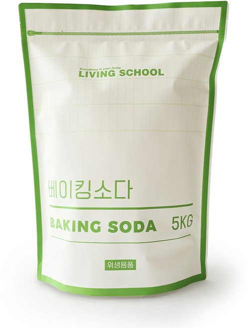 리빙스쿨 친환경세제 대용량 베이킹소다 5kg, 1개
