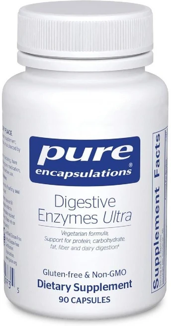 Pure Encapsulations Digestive Enzymes Ultra 퓨어 인캡슐레이션 다이제티브 효소 울트라 90캡슐, 90정, 1개 - 쿠팡