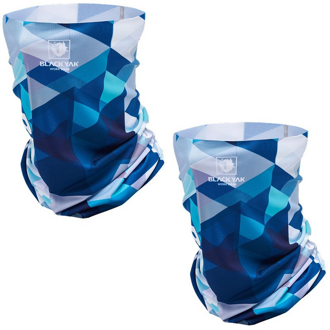 블랙야크 멀티스카프 아이스 멀티넥 2P, 스카이블루 2개