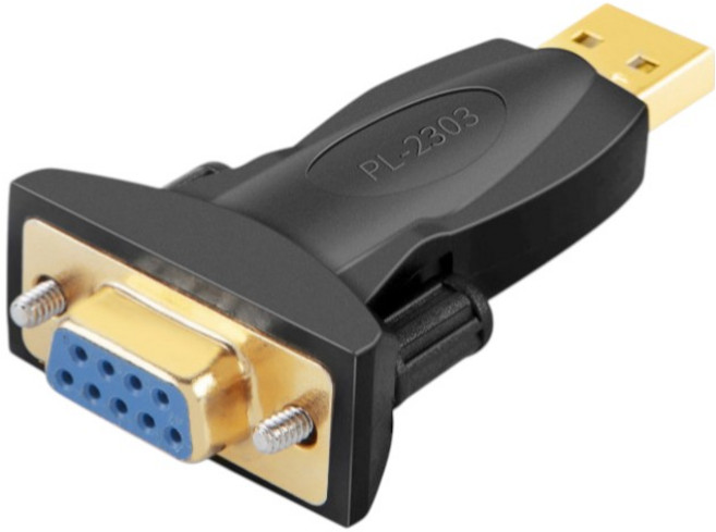 CableCreation USB轉RS232轉接頭 DB9母頭, 1個, CD0492(USB公轉RS232母 FTDI晶片)