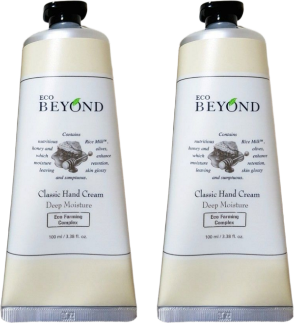 비욘드 클래식 핸드크림 딥모이스처 파우더리 머스크향, 100ml, 2개