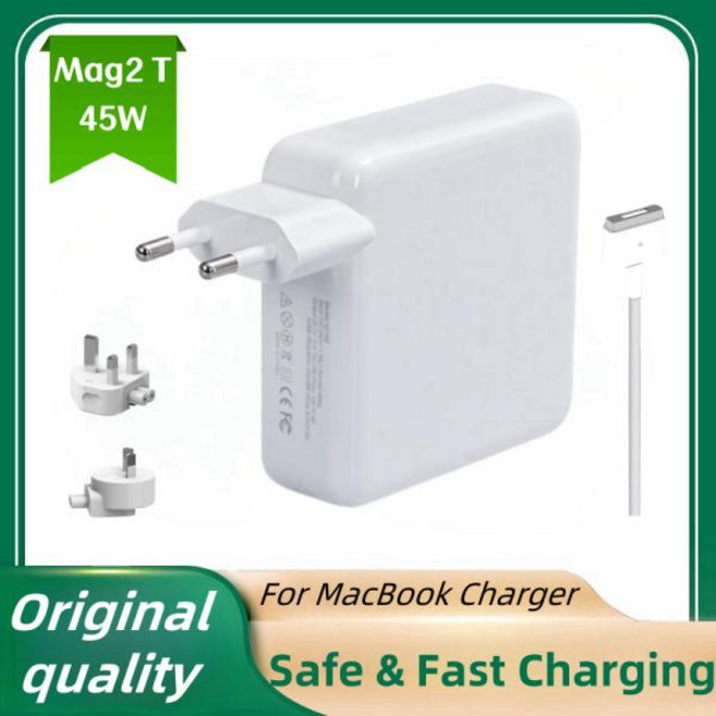 MacBook Air 11 13 A1465 A1436 A1466 A1435 Mag 2 14.85V 3.05A 노트북 전원 어댑터 충전기 용 45W Magsafe 2 충전기, 01 Mag2 T-45W-EU Plug, 1개