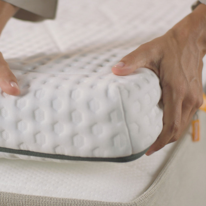 에어그리드 토퍼 매트리스 체압분산 허리 숙면, 8cm, 화이트