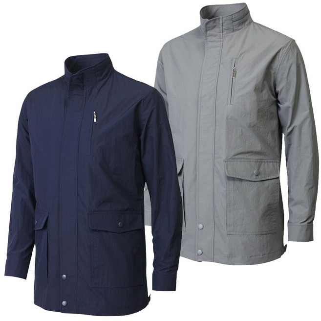 봄 여름 홀겹 남자 사파리 자켓 점퍼 남성 캐주얼 잠바 여행 출근 춘하 회사