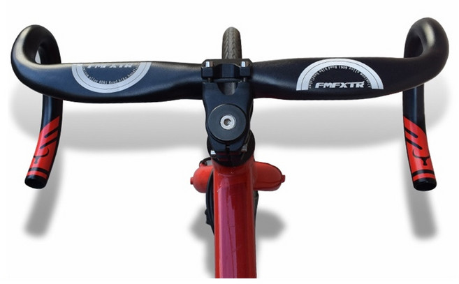FMF 에어로드롭바 자전거드롭바 자전거핸들, 블랙, 1개