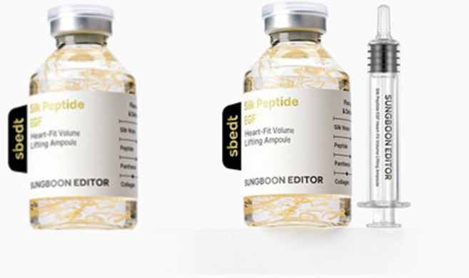 홈쇼핑 상품 성분에디터 녹는실 리프팅 실크 펩타이드 앰플 대용량, 2개, 60ml