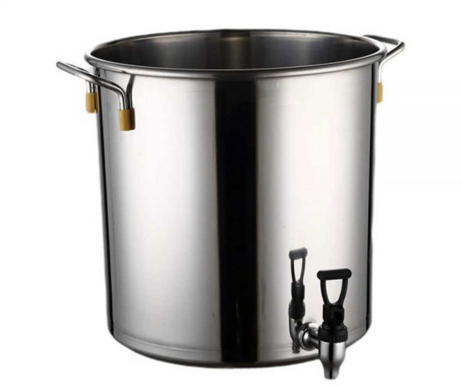 수도꼭지 물통 양동이 대형 스테인리스 냄비 직경40 높이40 두께12 45L, 1개, 6. 직경35 높이50 두께12 40L