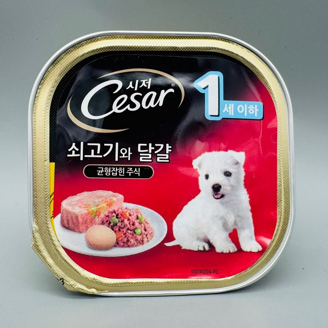 시저 반려견 주식캔, 12개, 100g