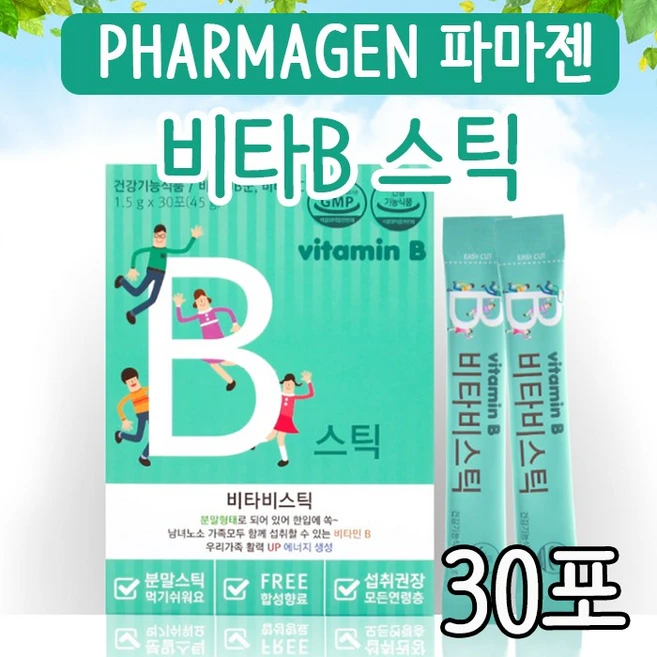 파마젠 비타B스틱 30포, 1.5g, 1개 - 쿠팡