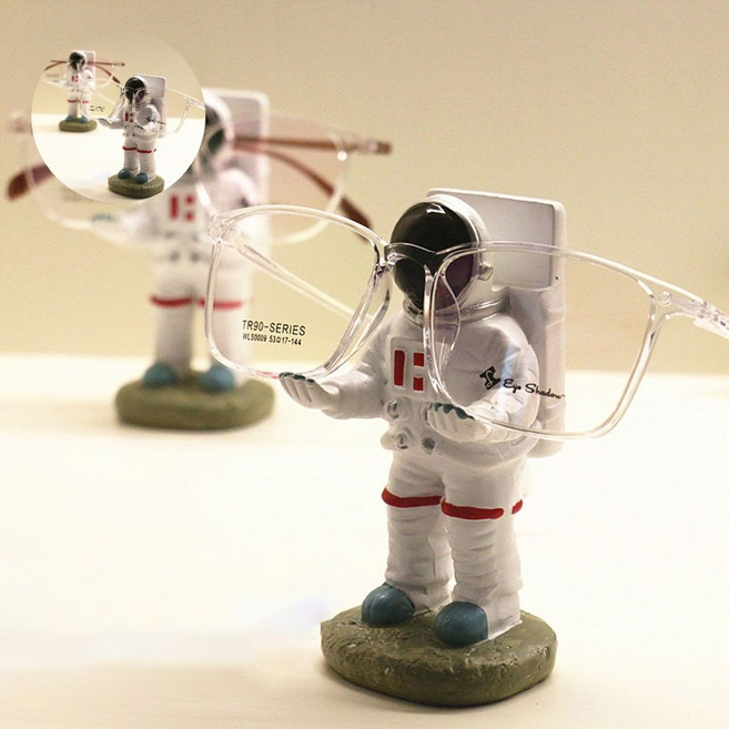 안경통 우주인 안경거치대