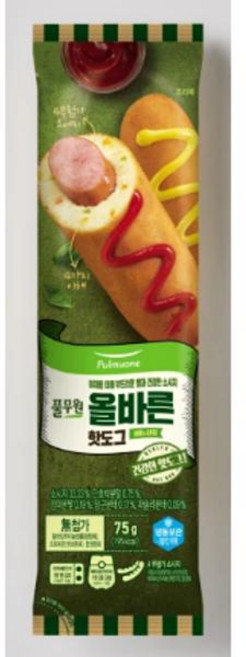 풀무원 올바른 핫도그 75g 10개