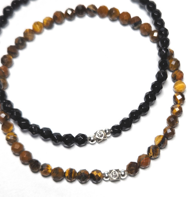 지홍 [S925]복 천연 원석 오닉스 호안석 팔찌