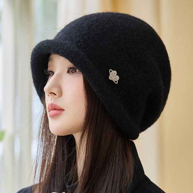 데이즈원 여성 가을 겨울 니트 모자 비니 두건 방한모자