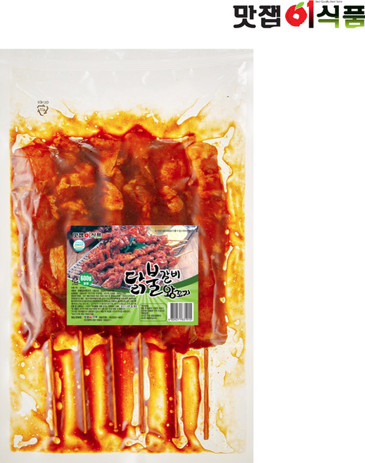 맛잽이식품 닭불갈비왕꼬지600g, 1개, 600g