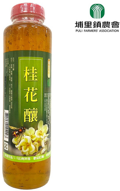 埔里鎮農會 桂花釀, 1個, 桂花釀800g