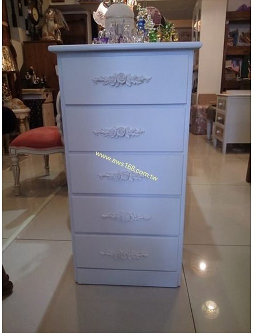 玫瑰五斗櫃 多功能儲物櫃