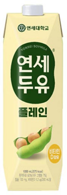 연세두유 플레인, 1L, 12개