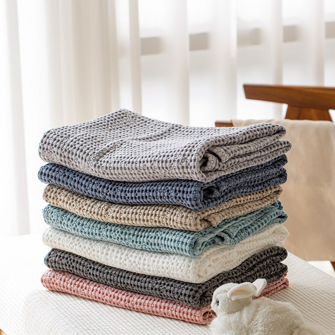 유트러스 모달 와플 홑이불, 베이비핑크