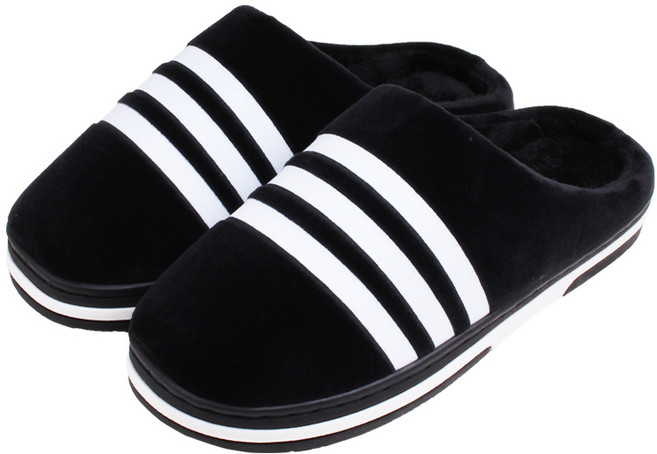 슈퍼카미트 남녀공동 겨울 삼선 인조털 실내화 WT767