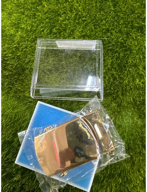 金色腰帶扣, 免擦銅扣+盒子, 1件