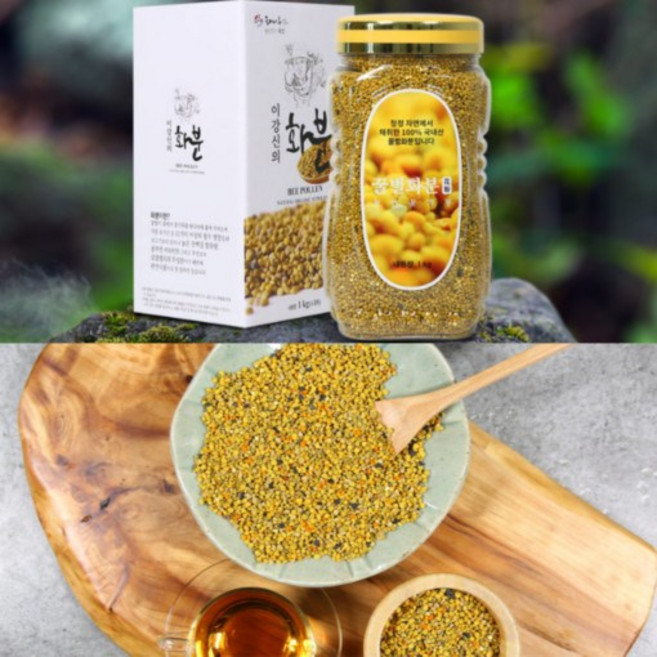 전대표 충남 당진 벌꿀 화분 1kg / 산지직송 Honey 100%, 1개