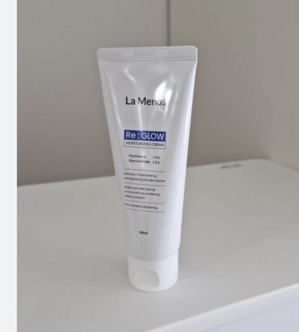 [LaMenos] 라메노스 리글로우 크림 / 나이아신아마이드 판테놀 수분크림, 1개, 60ml