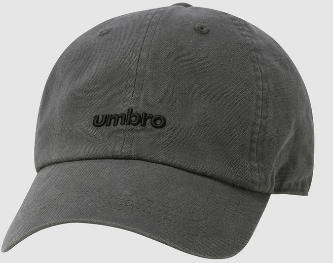 엄브로 UMBRO 라운드 레터 볼캡 차콜 UR122CCP15 UR122CCP15_MCH0 127231, MCH0_MID-CHARCOAL