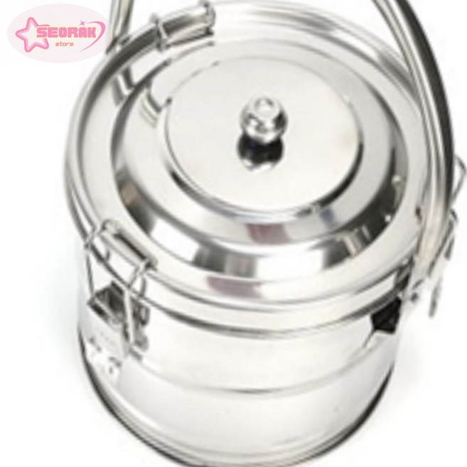 서락 업소용 원형 유압식 이중국통 8호 단체급식국통, 1개