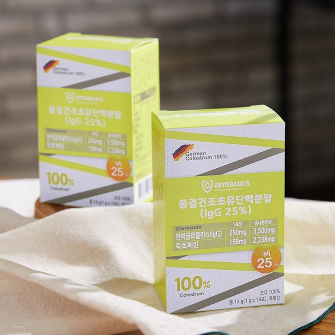 [더블] 아마쿠라 초유 100 결정체 24박스(14포x24박스) 동결건조 초유, 14g, 24박스