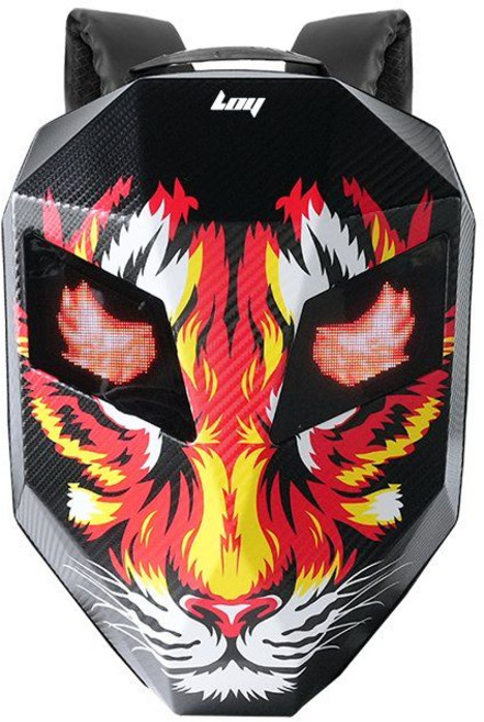 바이크 LED 풀 헬멧 수납 라이더백팩 가방, 10. 아이언맨