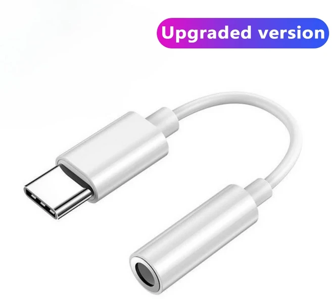 호환 apple 호환 iphone 호환 14 13 12 11 Pro Aux 오디오 분배기-3.5mm 어댑터 이어폰 잭 케이블 용 헤드, 04 For TypeC Upgraded