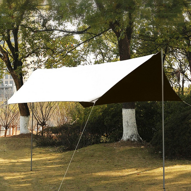 대형 자외선 차단 사각형 타프, 클라우드 그레이