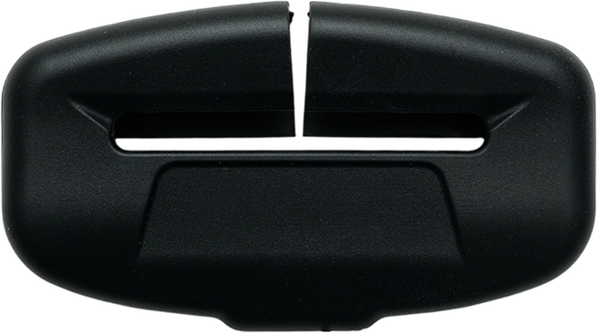 바이어블 자동차 안전벨트 클립 커버 실리콘 버클, 실리콘커버_블랙, 1개