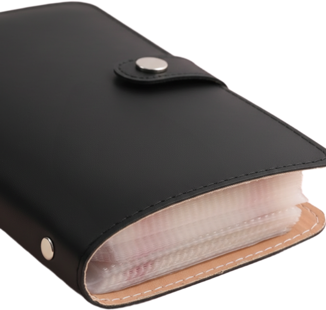 매일다미 현금 바인더 저축 다이어리, 1개, 검정