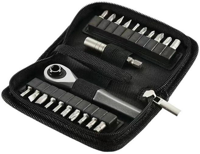 22in1 다용도 래칫 렌치 자석 드라이버 비트 휴대용 세트, 1세트