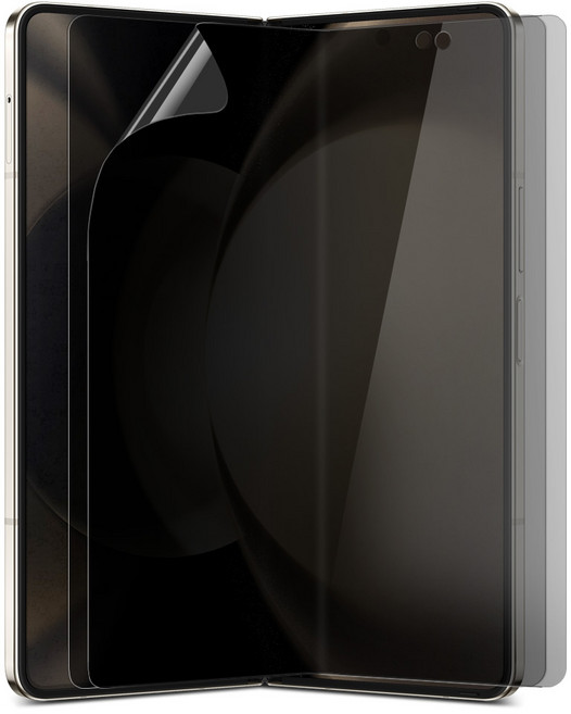 다이아큐브 갤럭시Z폴드6 5 4 3 SE 프라이버시 사생활보호필름 2매, 2세트