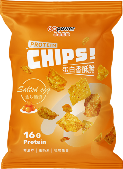 GOpower果果能量 蛋白香酥脆【金沙酷浪】高蛋白 健身補給, 1包, 33g