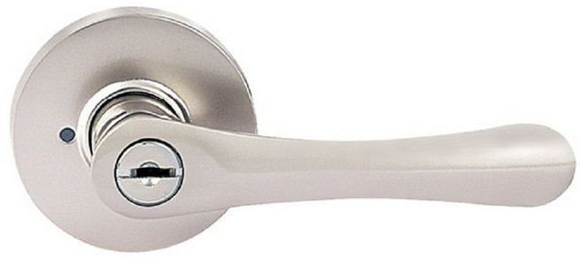 키형 방문손잡이 E1그레이 레버 도어락 국산 KS규격 항균 보안키3 시공편리, 1개, 그레이 키