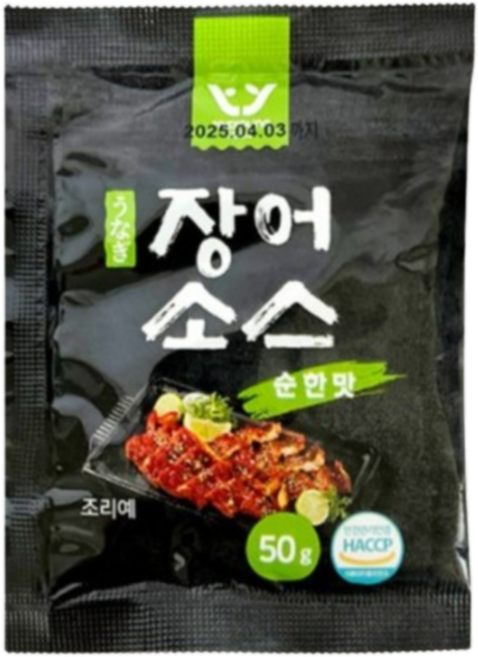 태영 장어소스 양념 순한맛, 50g, 10개