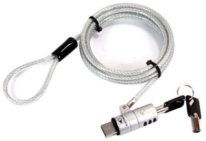 삼성 갤럭시북4 프로360 NT940QGK NT960QGK 노트북 USB 포트 잠금장치 도난방지 케이블 락 KEY 열쇠형, 삼성 갤럭시북4 프로360 NT940QGK NT960Q